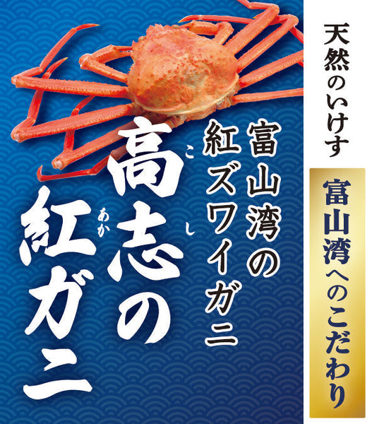 【紅ズワイガニ⑶】富山湾の紅ズワイガニブランド最高級品　タグ付「極上 高志の紅ガニ」とは？