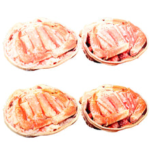 画像をギャラリービューアに読み込む, 香箱ガニ甲羅盛り［ファミリーパック：4ハイ］【冷蔵品】≪ご自宅用：ご注文者本人宅への配送限定≫（他地域名：セイコガニ・セコ蟹・親がに・コッペガニ）