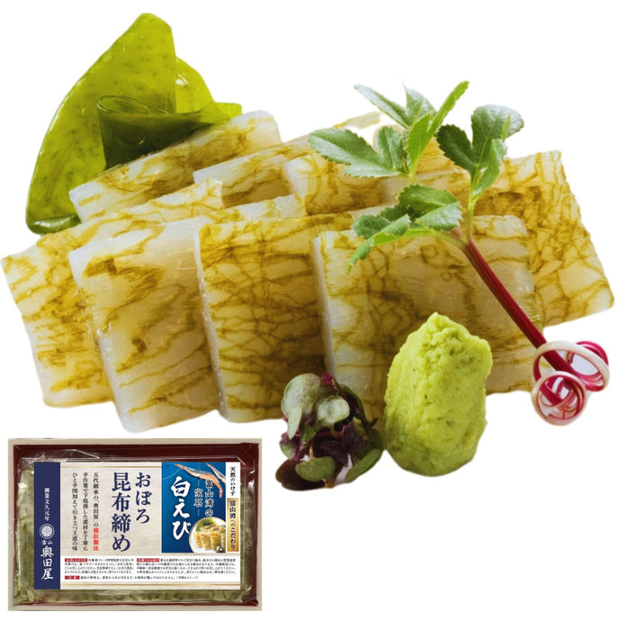 白えびおぼろ昆布締め〖冷凍品〗