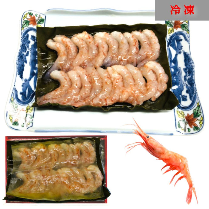 甘えび昆布締め［尻尾なし］〖冷凍品〗